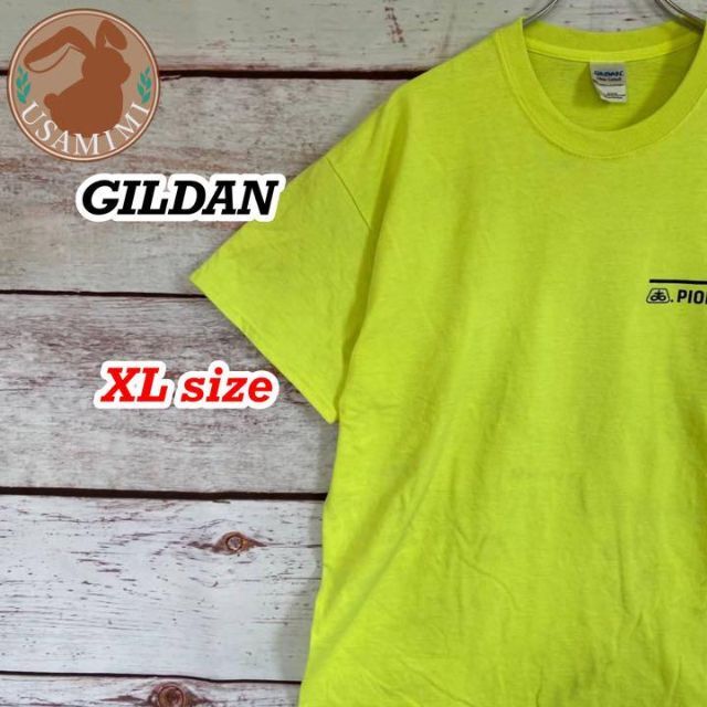 輸入古着 GILDAN ギルダン カナダ とうもろこし 両面プリント XL メンズのトップス(Tシャツ/カットソー(半袖/袖なし))の商品写真
