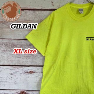 輸入古着 GILDAN ギルダン カナダ とうもろこし 両面プリント XL(Tシャツ/カットソー(半袖/袖なし))