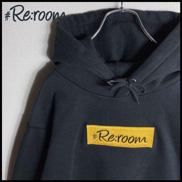 3周年記念】リルーム センター刺繍ロゴパーカー 人気Lサイズ 美品 入手