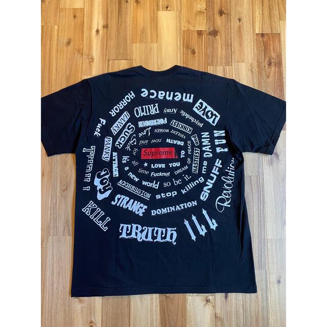 国内正規品　supreme spiral tee スパイラルロゴTシャツ