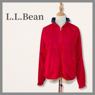 エルエルビーン(L.L.Bean)のL.L.Bean エルエルビーン 赤 ナイロン レッド ジャンパー M 現品限り(ナイロンジャケット)