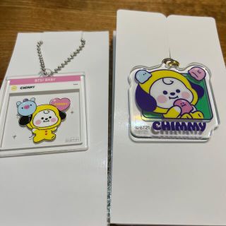 ビーティーイシビル(BT21)のBT21  アクリルキーホルダー　チミー(キャラクターグッズ)