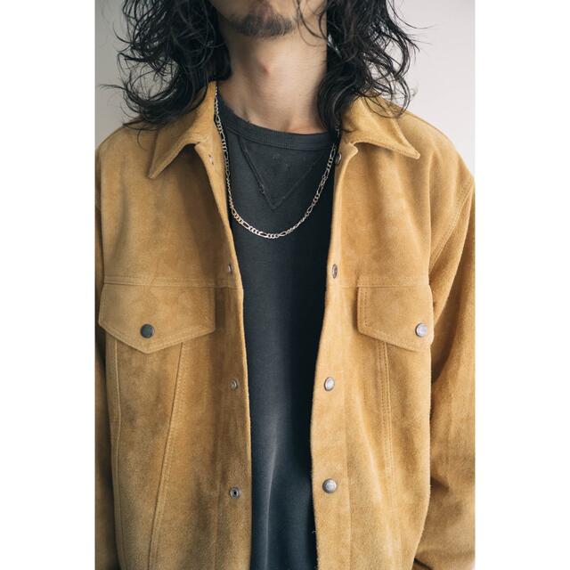 WACKOMARIA SUEDE LEATHER TRUCKER JACKET