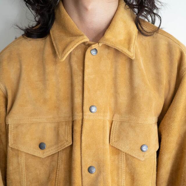 WACKOMARIA SUEDE LEATHER TRUCKER JACKET