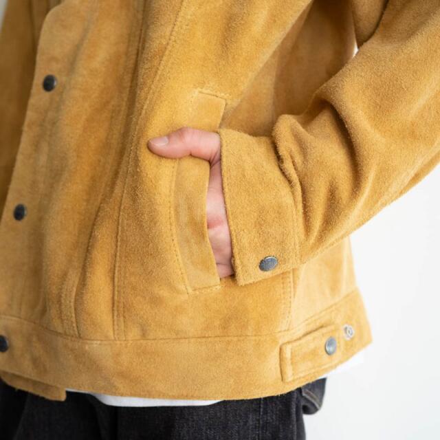 WACKOMARIA SUEDE LEATHER TRUCKER JACKET