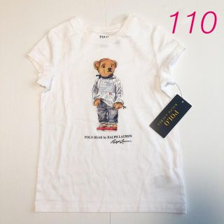 ポロラルフローレン(POLO RALPH LAUREN)の新作◇ラルフローレン ガールズ半袖Tシャツ ホワイト 4T/110(Tシャツ/カットソー)