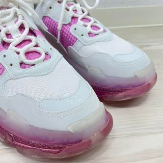 Balenciaga - 箱保存袋付き バレンシアガ TRIPLE S トリプルS クリア