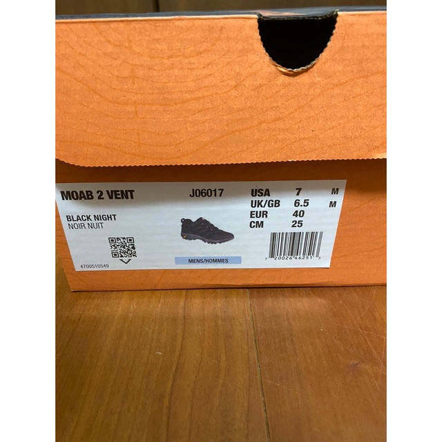 MERRELL(メレル)の25cm MERREL メレル MOAB モアブ ハイキング アウトドア メンズの靴/シューズ(スニーカー)の商品写真