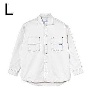 ポラール(POLAR)のPOLAR SKATE / BIG BOY SHIRT WASHED WHITE(シャツ)