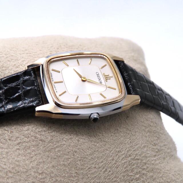 お得クーポン発行中 極美品SEIKO セイコー クレドール 2F70 ブラック