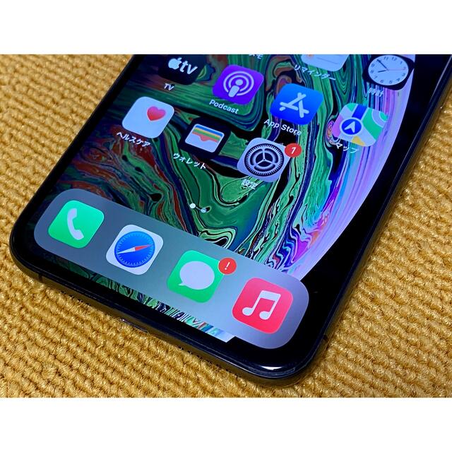 iPhone(アイフォーン)のiPhone XS Max 512GB スペースグレイ SIMフリー スマホ/家電/カメラのスマートフォン/携帯電話(スマートフォン本体)の商品写真