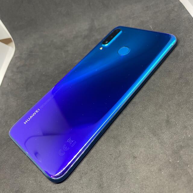 HUAWEI(ファーウェイ)のジャンク HWV33 ブルー HUAWEI P30 lite 128GB スマホ/家電/カメラのスマートフォン/携帯電話(スマートフォン本体)の商品写真