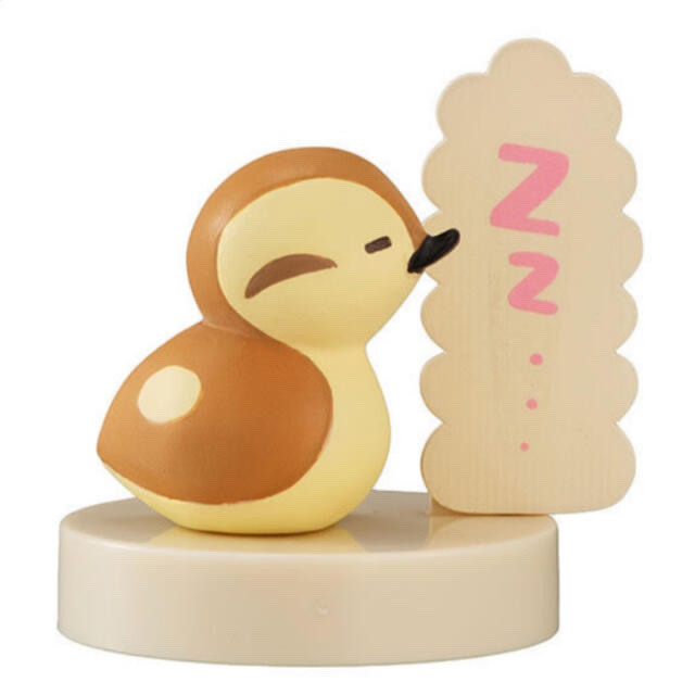 BANDAI(バンダイ)の可愛い嘘のカワウソ ますこっとだぬ！2 カモちゃん Zz… ガチャ エンタメ/ホビーのおもちゃ/ぬいぐるみ(キャラクターグッズ)の商品写真