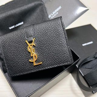 サンローラン(Saint Laurent)のYSLライン オリガミ タイニーウォレット(財布)