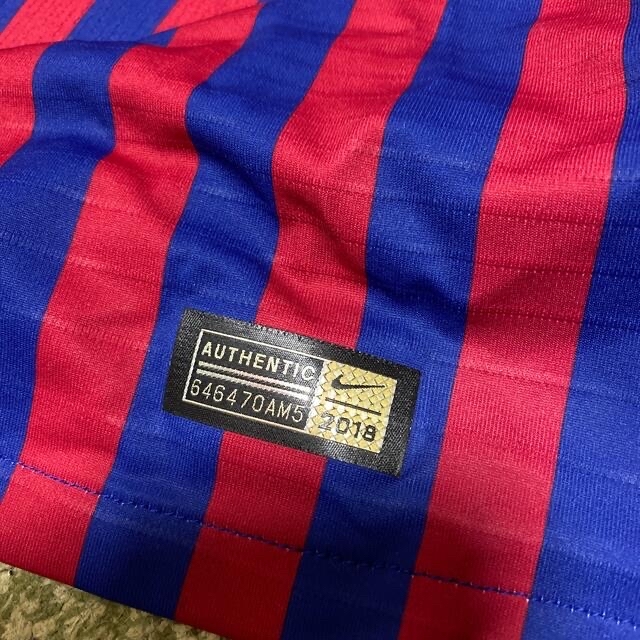 NIKE(ナイキ)の【マスク様専用】FCバルセロナ　楽天　Rakuten ナイキ　新品 スポーツ/アウトドアのサッカー/フットサル(ウェア)の商品写真