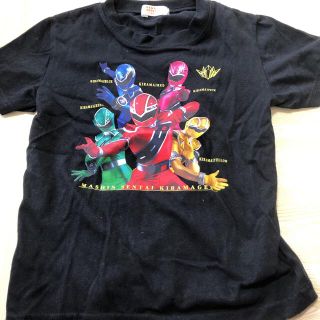 バンダイ(BANDAI)のTシャツ　半袖　バンダイ　キラメイジャー　黒　130cm(Tシャツ/カットソー)