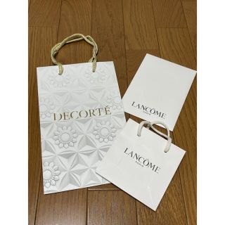 コスメデコルテ(COSME DECORTE)のコスメデコルテ&ランコム ショッパー  ランコム封筒おまけ付♪(ショップ袋)