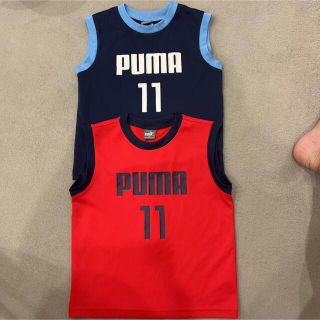 プーマ(PUMA)のPUMA プーマ タンクトップ２枚セット　ほぼ未使用　サイズ120(下着)