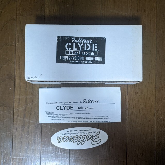 初期型 Fulltone Clyde Wah Deluxe S/N9077 楽器のギター(エフェクター)の商品写真