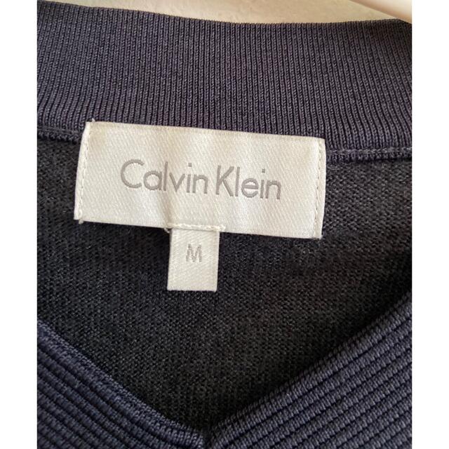 Calvin Klein(カルバンクライン)のCalvin Klein カルバンクライン ニットセーター グレー サイズM メンズのトップス(ニット/セーター)の商品写真