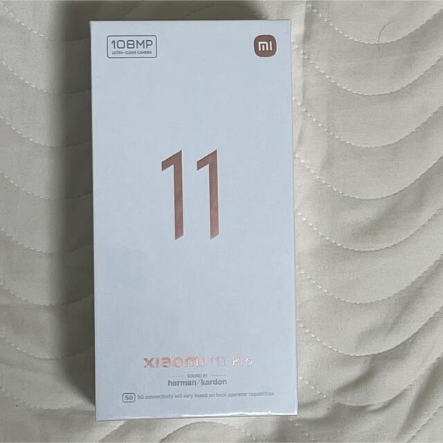 新品未開封 Xiaomi 11T Pro 8GB 128GB メテオライトグレースマートフォン/携帯電話