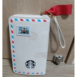 スターバックスコーヒー(Starbucks Coffee)のスターバックス　海外限定　ポーチ　カード入れ　スマホケース(ポーチ)