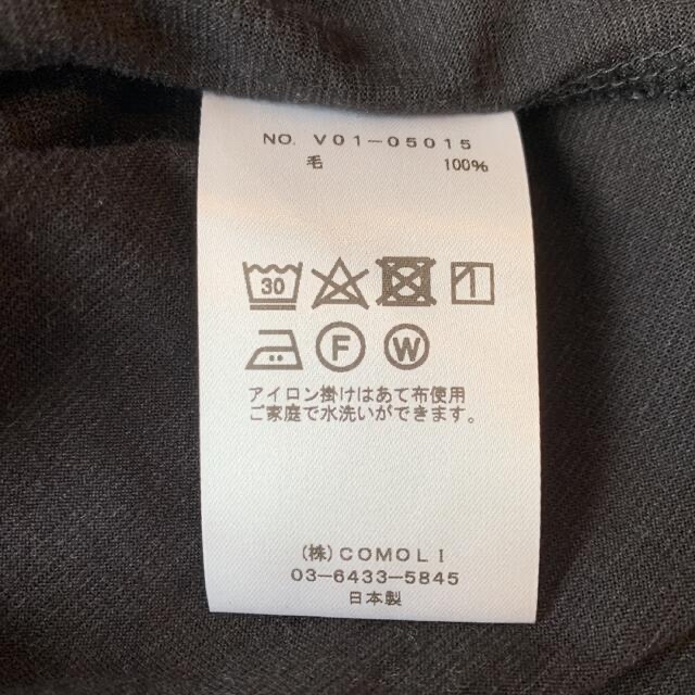 COMOLI 22SS ウール天竺ノースリーブ サイズ2 | paymentsway.co