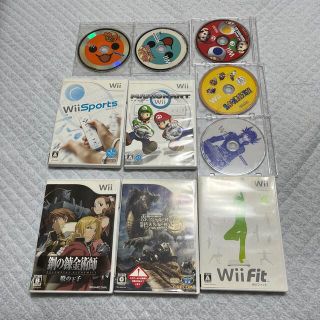 ウィー(Wii)の【ジャンク】Wiiソフト１０本セット(家庭用ゲームソフト)