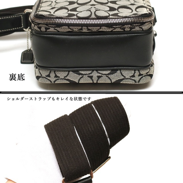 COACH - 【美品】◇コーチ◇ シグネチャー / キャンバス×レザー COACH - 【美品】◇コーチ◇ シグネチャー / キャンバス×レザー