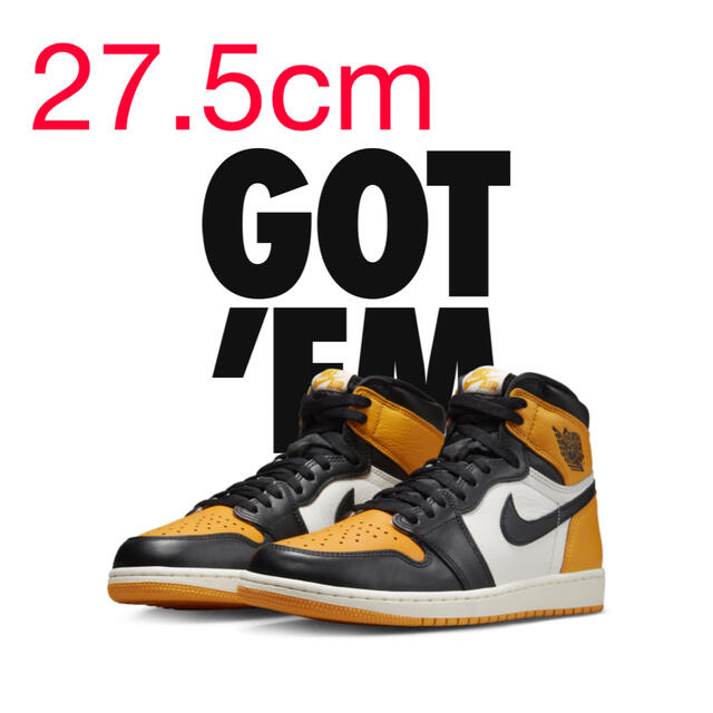 Nike Air Jordan 1 High OG "Taxi" 27.5cm