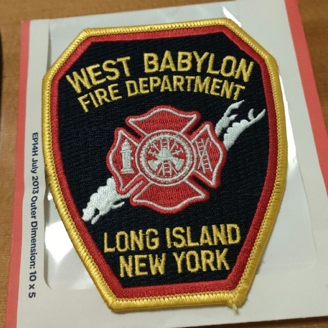 West Babylon Fire Department パッチワーク　ワッペン