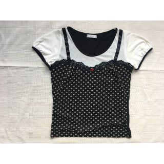 ミルク(MILK)の12月１4日23：59まで⚠️最後値下！ミルクビスチェ風Tシャツ2点以上割引 ！(カットソー(半袖/袖なし))