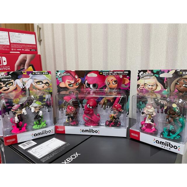 Nintendo Switch(ニンテンドースイッチ)のスプラトゥーン アミーボ amiibo セット 新品未開封 エンタメ/ホビーのフィギュア(ゲームキャラクター)の商品写真