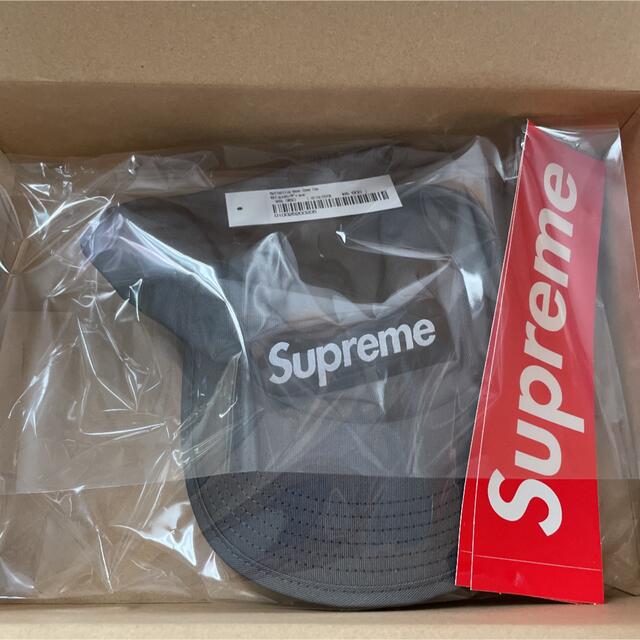 Supreme Reflective Mesh Camp Cap "Black