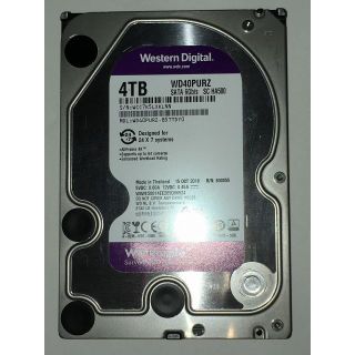 Western Digital WD40PURZ 4TB【WD パープル】1(PCパーツ)