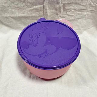 ディズニー(Disney)の（最終値下げ中）ミニーちゃん　プラスチック　ボウル　タッパー(容器)