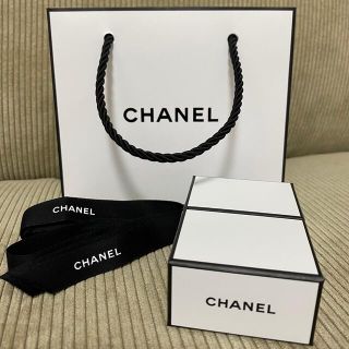 シャネル(CHANEL)のCHANEL 空箱、ショッピングバッグ リボン付き(ショップ袋)