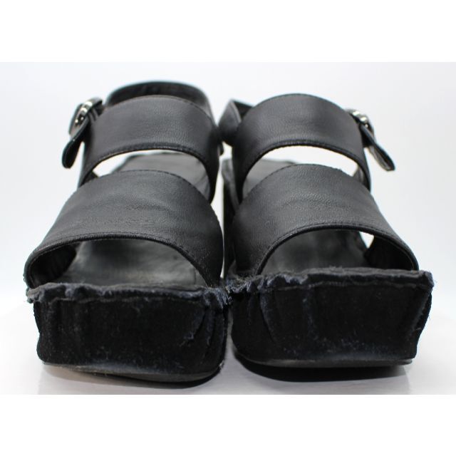 TSUMORI CHISATO(ツモリチサト)のツモリチサト★ネコ ストラップ サンダル サイズ 2 ブラック  黒 箱あり レディースの靴/シューズ(サンダル)の商品写真