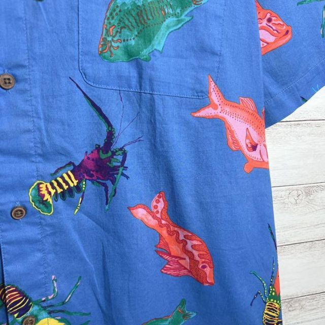 入手困難!!】パタゴニア ✈︎アロハシャツ パタロハ 魚柄 エビ柄 ゆる