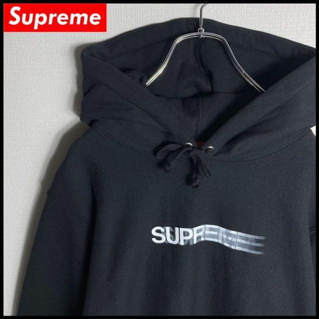 Supreme 2016SS Motion Logo Hooded Sweatshirt シュプリーム モーションロゴフーデッドスウェットシャツ プルオーバーパーカー ロゴプリント ホワイト サイズXL 【211218】【新古品】【me04】