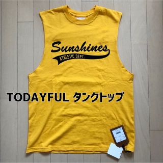 トゥデイフル(TODAYFUL)の再値下げ【新品】TODAYFUL(トゥデイフル)Vintage風タンクトップ(タンクトップ)