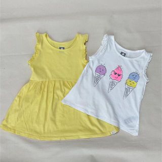 ベビーギャップ(babyGAP)のbabyGAP ノースリーブチュニック、タンクトップのセット　サイズ：105(Tシャツ/カットソー)