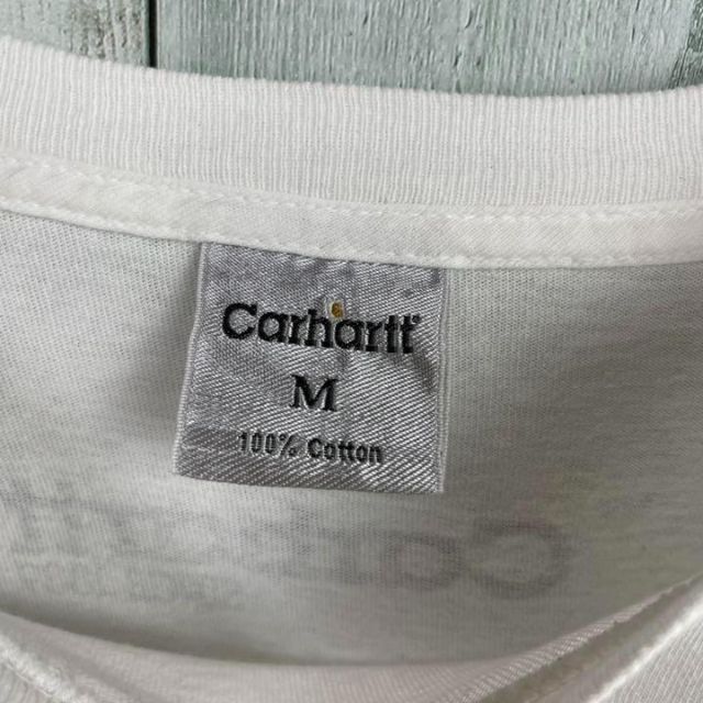 carhartt(カーハート)の90's carharrt カーハート  スターセンターロゴ　Tシャツ メンズのトップス(Tシャツ/カットソー(半袖/袖なし))の商品写真