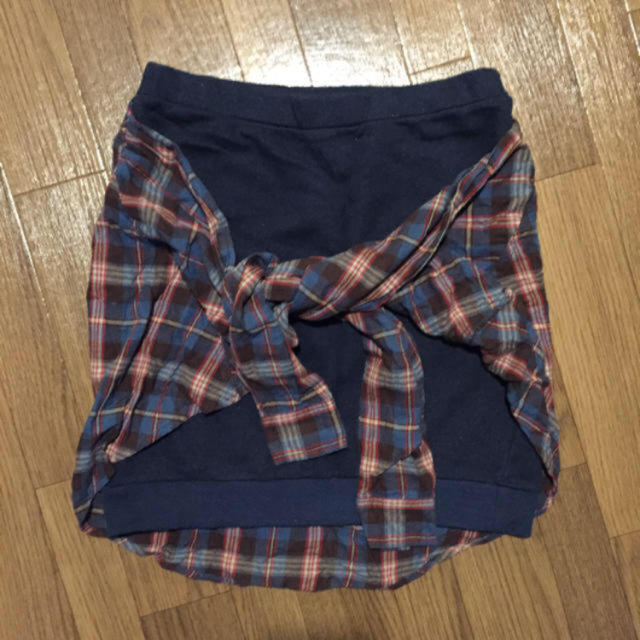 Ungrid(アングリッド)のungrid スウェット チェック スカート レディースのスカート(ひざ丈スカート)の商品写真