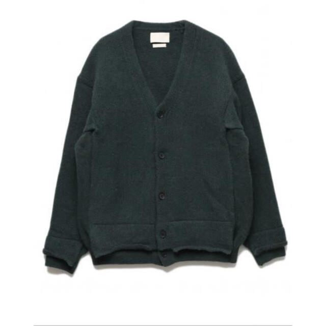 メンズYOKE connecting cardigan green