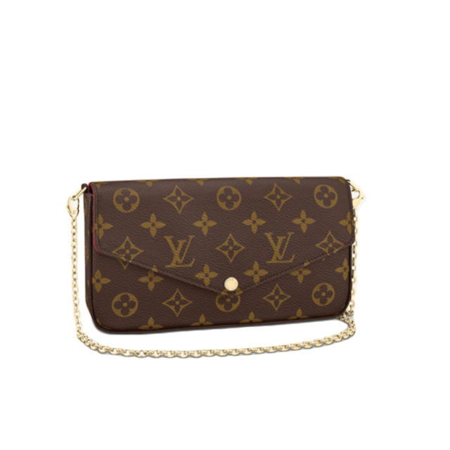 ルイヴィトン M61276 ショルダーバッグ ブラウン  LOUIS VUITTON ポシェット・フェリシー モノグラムミニバッグクラッチバッグ