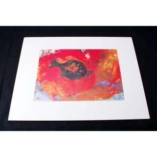 サルバドール ダリ ヨナと大 大魚 リトグラフ 版画