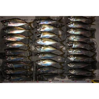 堤防 アジ トリックサビキ 4個(釣り糸/ライン)