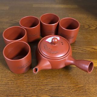 【未使用・古品】急須・湯呑みセット(食器)