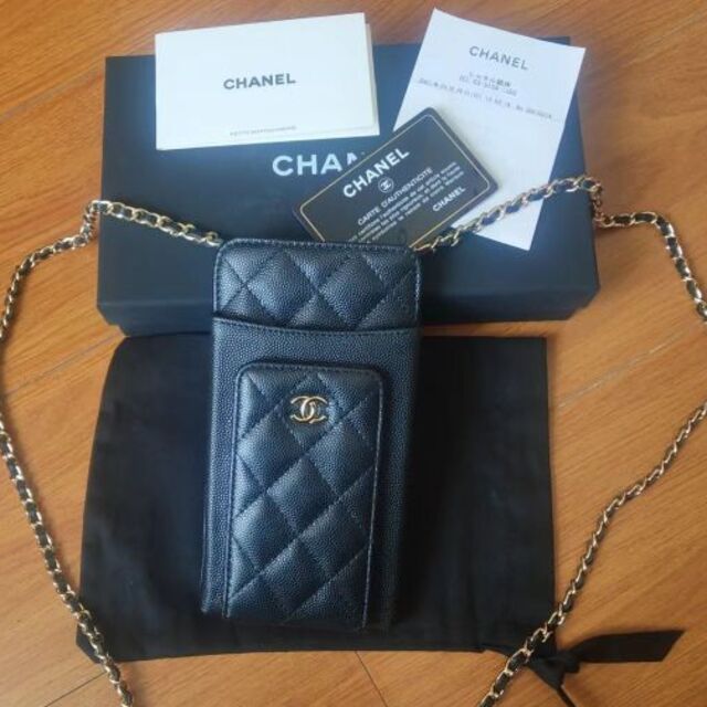シャネル CHANEL - シャネル マトラッセ クラッチバッグ フラット インターネットサイト CHANEL 新作 新品 チェーンクラッチ 黒 2022aw ショルダーバッグ